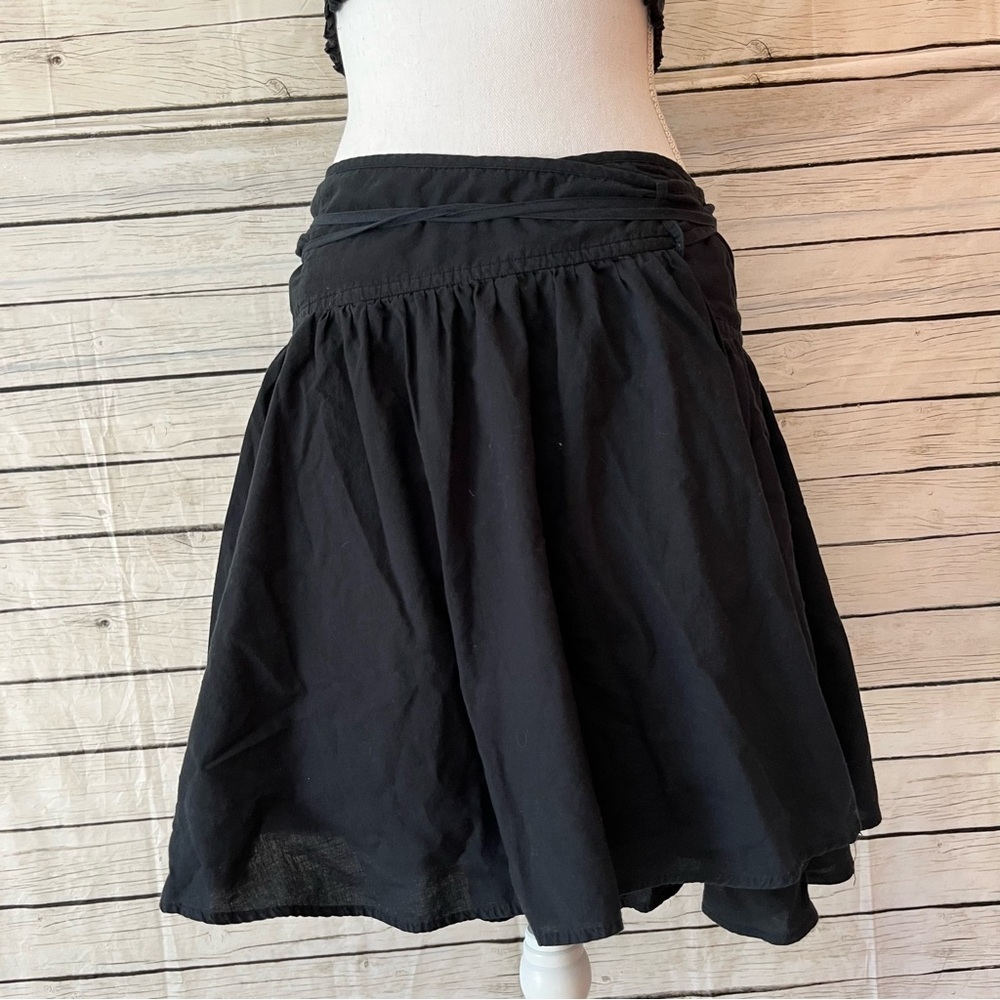 Anthropologie Maeve Paulista Ruffle Wrap Skirt Size 8